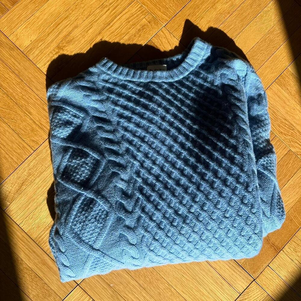 Sunday best blue sweater aritzia